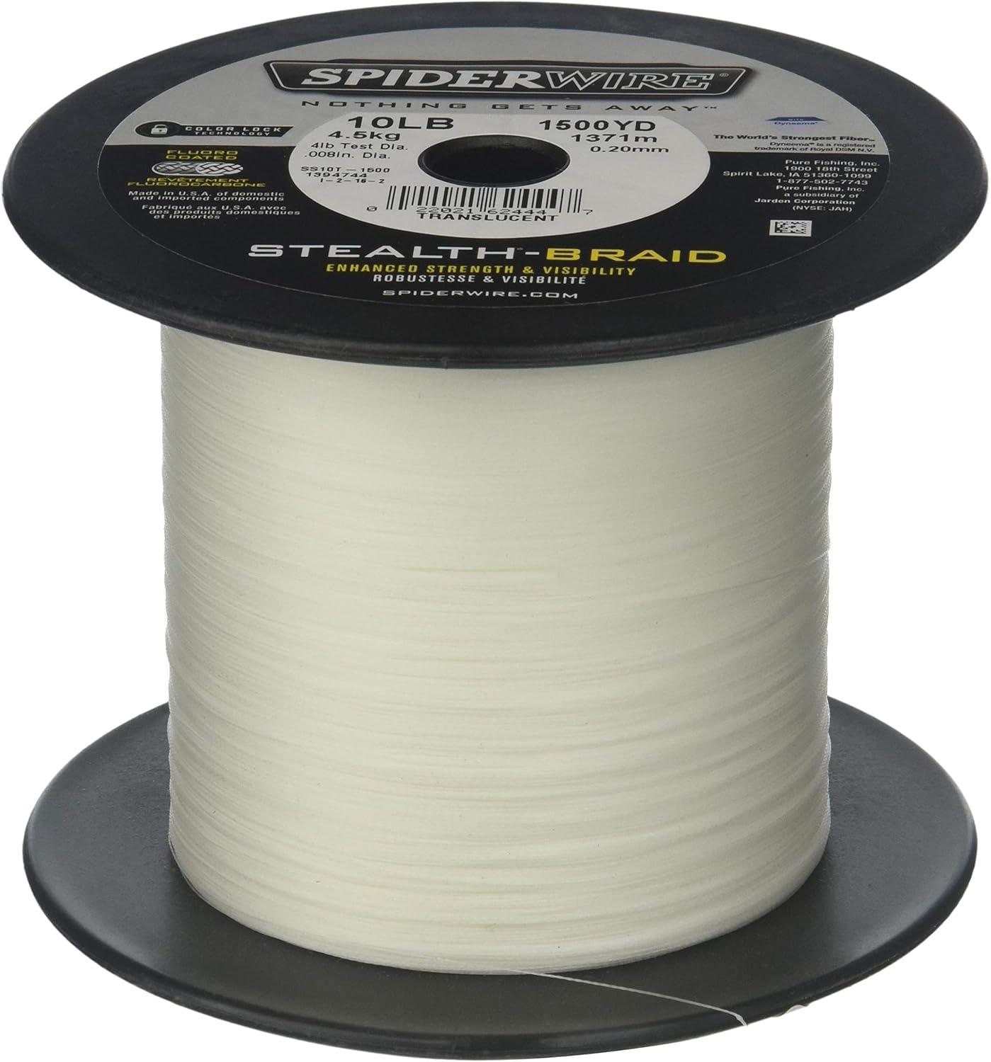 image:imageSpiderWire Stealth Braid Fishing LineTranslucent