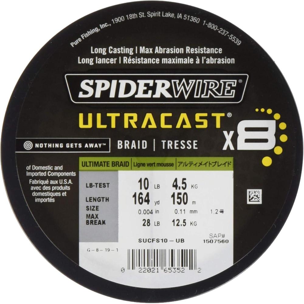 image:imageSpiderWire Ultracast BraidUltimate BraidMoss Green