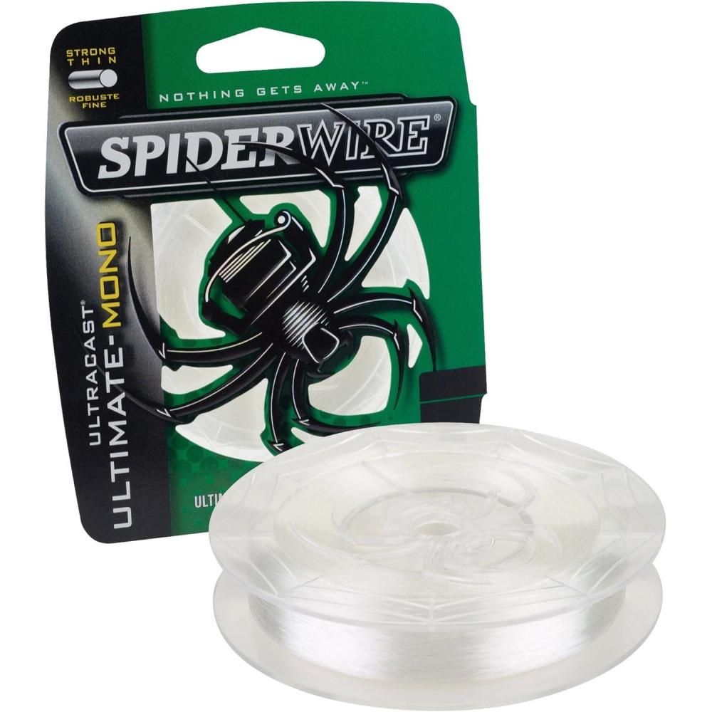 image:imageSpiderWire Ultracast Ultimate Mono Clear 8lb 36kg Break Strength 330yd 30 m Fishing Line Suitable for Saltwater and Freshwater Environments High StrengthtoDiameter Ratio 15 Stretch