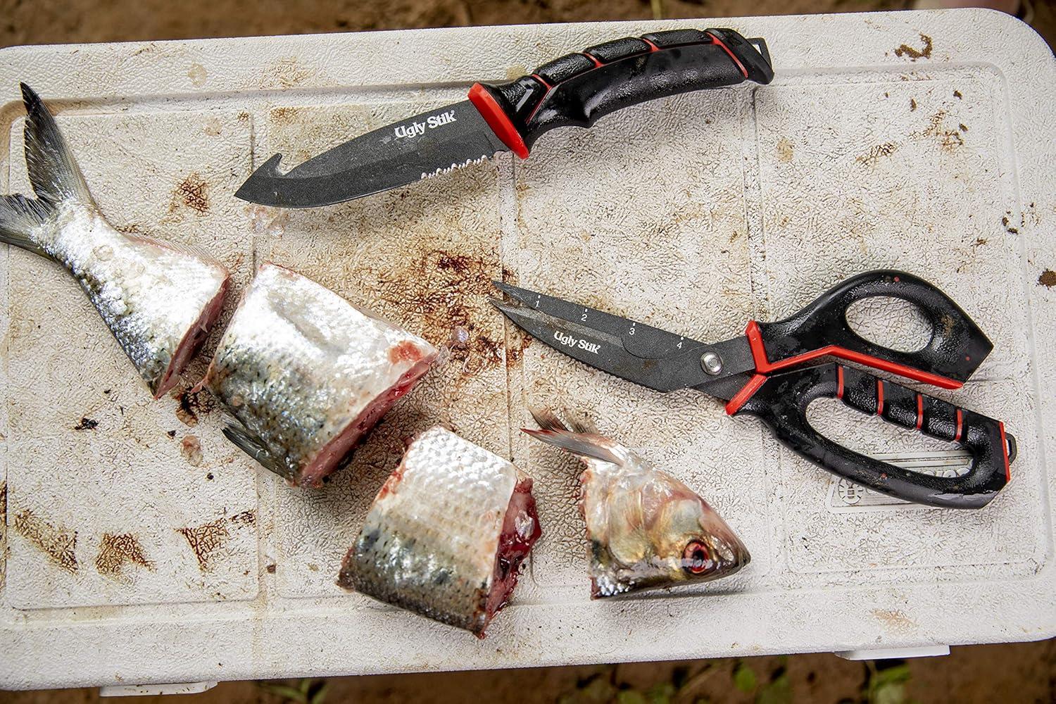 image:imageUgly Stik Tools Gut Hook Bait Fishing Knife Black