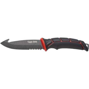 Ugly Stik Tools Gut Hook Bait Fishing Knife, Black