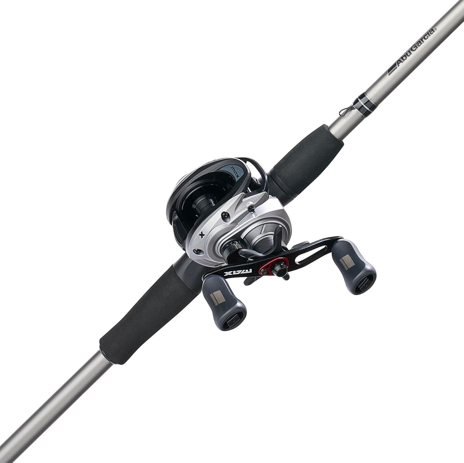 image:imageAbu Garcia Max X Low Profile Baitcast Reel and Fishing Rod ComboMax X New Model Left
