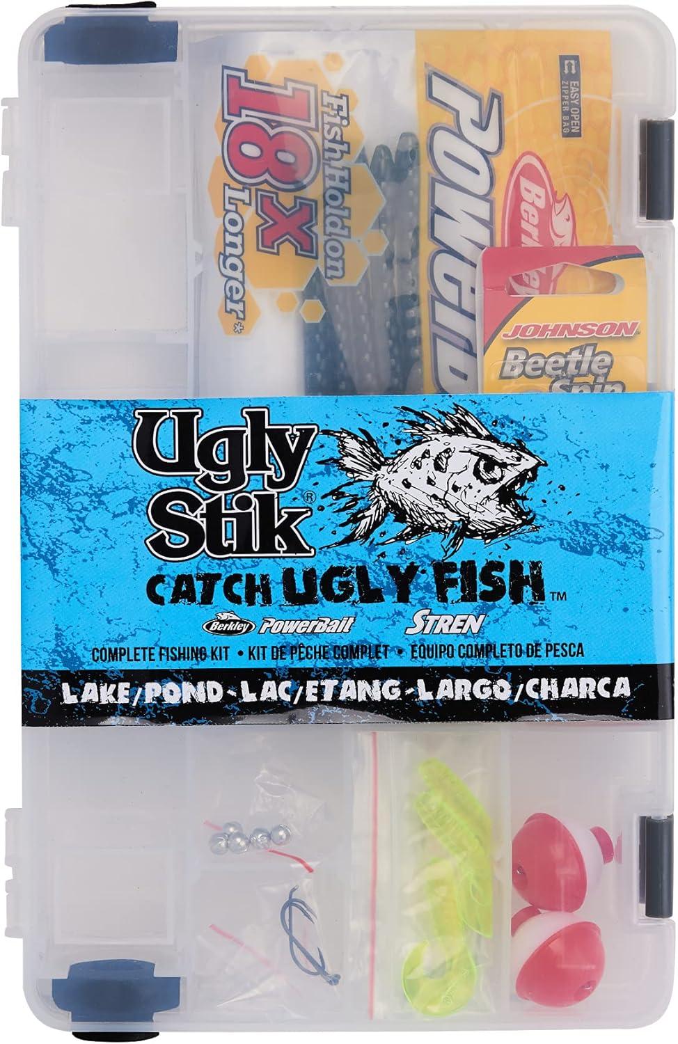 image:imageUgly Stik Catch Ugly Fish Spinning Reel and Fishing Rod Combo KitLake Pond 30 Size Reel 6 Medium 2pc