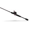 Abu Garcia Max X Low Profile Baitcast Reel and Fishing Rod Combo(Black Max (Old Model))