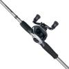 Abu Garcia Max X Low Profile Baitcast Reel and Fishing Rod Combo(Max X (New Model) – Right)