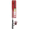 Ugly Stik 5’ Complete Spinning Kit Fishing Rod and Reel Spinning Combo, Ugly Tech Construction with Clear Tip Design, 5’ 2-Piece Rod, Red