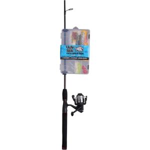 Ugly Stik Catch Ugly Fish Spinning Reel and Fishing Rod Combo Kit(Lake Pond – 30 Size Reel – 6′ – Medium – 2pc)