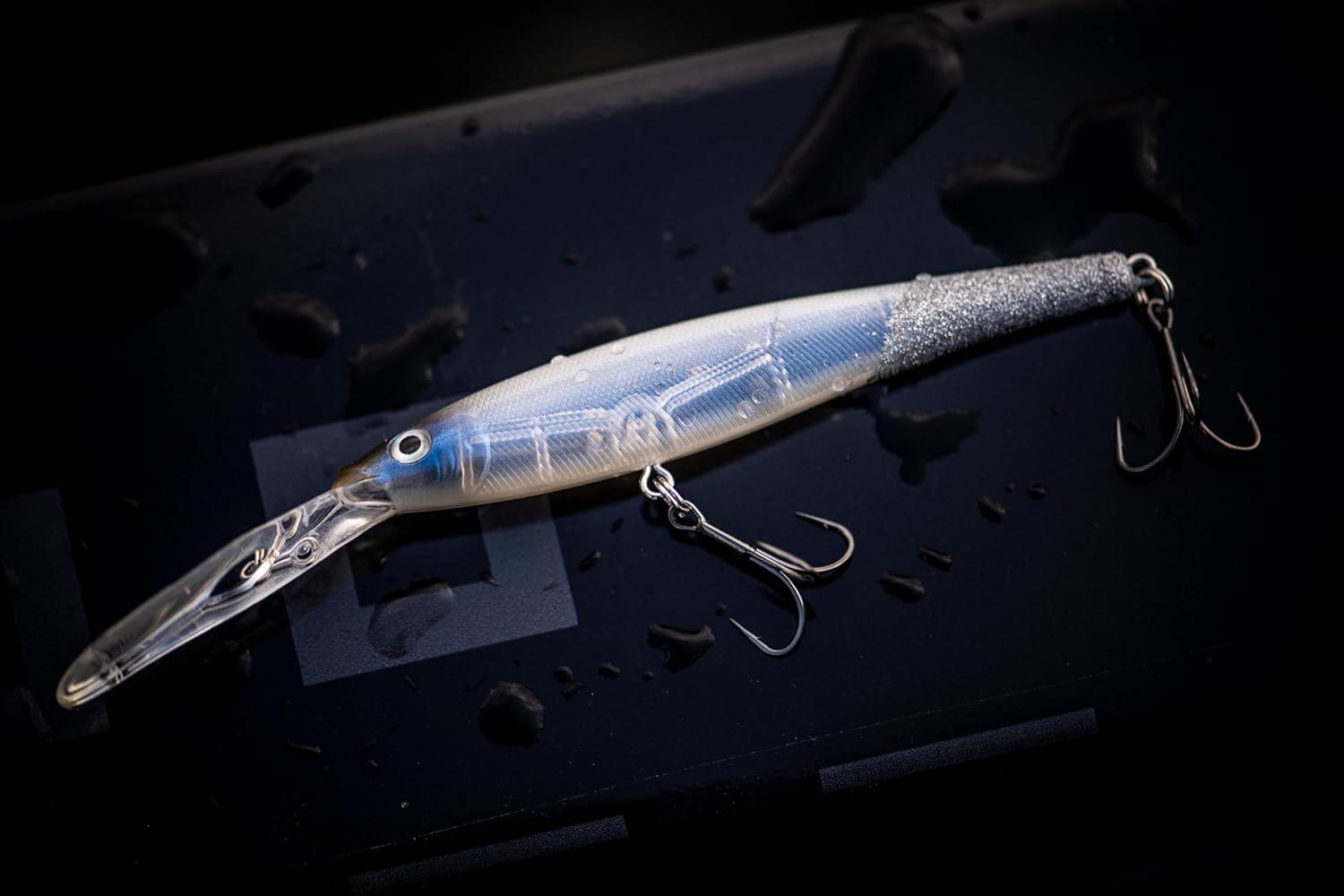 image:imageBerkley Flicker Minnow Fishing Lure HD Smelt 13 oz 3 12in 9cm Crankbaits Realistic Minnow Profile Sharp Dive Curve Gets to Fish Quickly Equipped with Fusion19 Hook