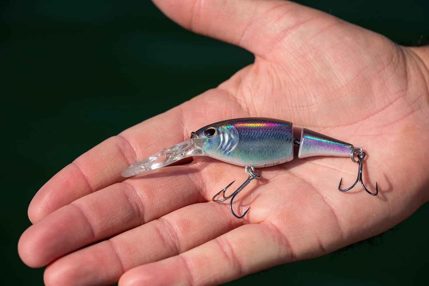 image:imageBerkley Flicker Shad Jointed Fishing Hard BaitFiretail Green Craw