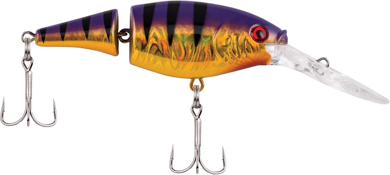 image:imageBerkley Flicker Shad Jointed Fishing Hard BaitSlick Purple Bengal