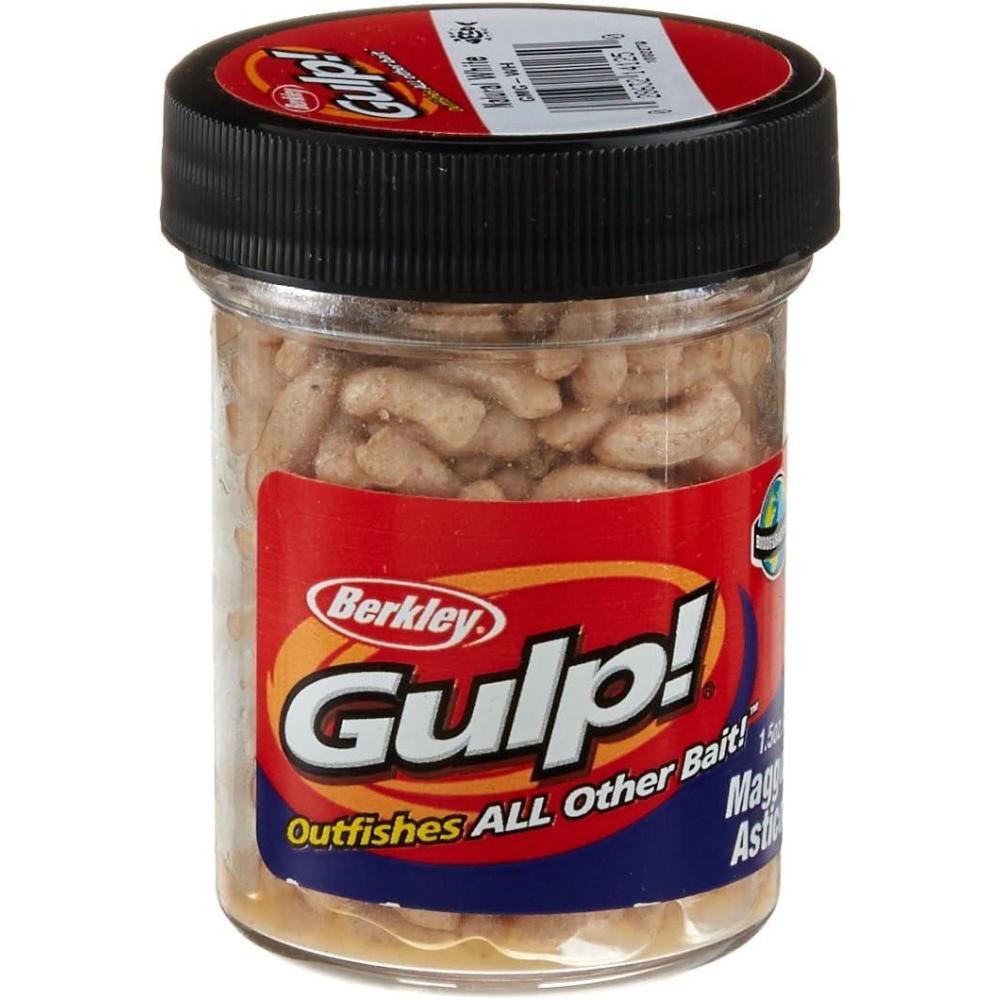 image:imageBerkley Gulp Maggot  Natural White 1Inch