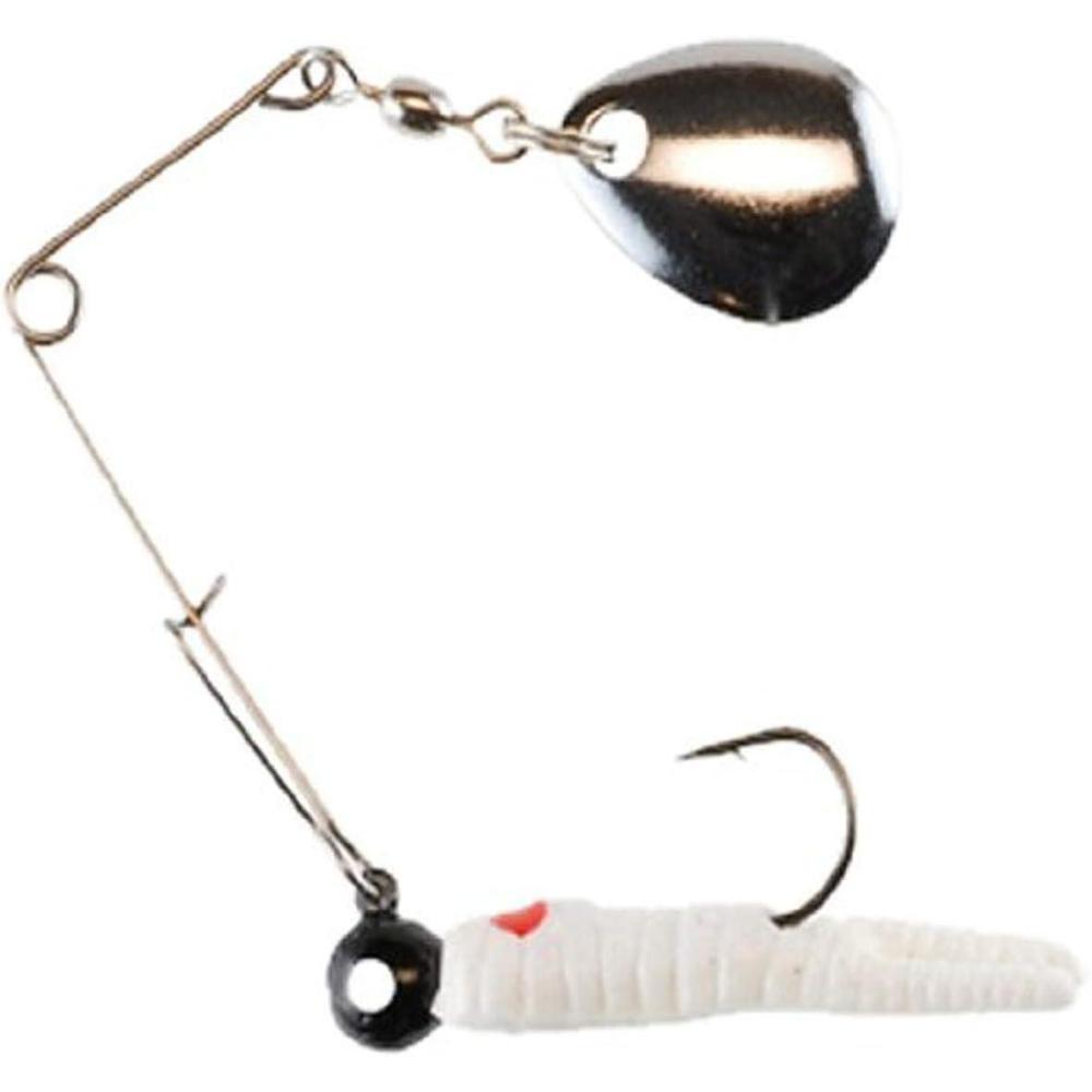 image:imageJohnson BSVP132WRD Beetle Spin with Nickel Blade WhiteRed Dot 1Inch