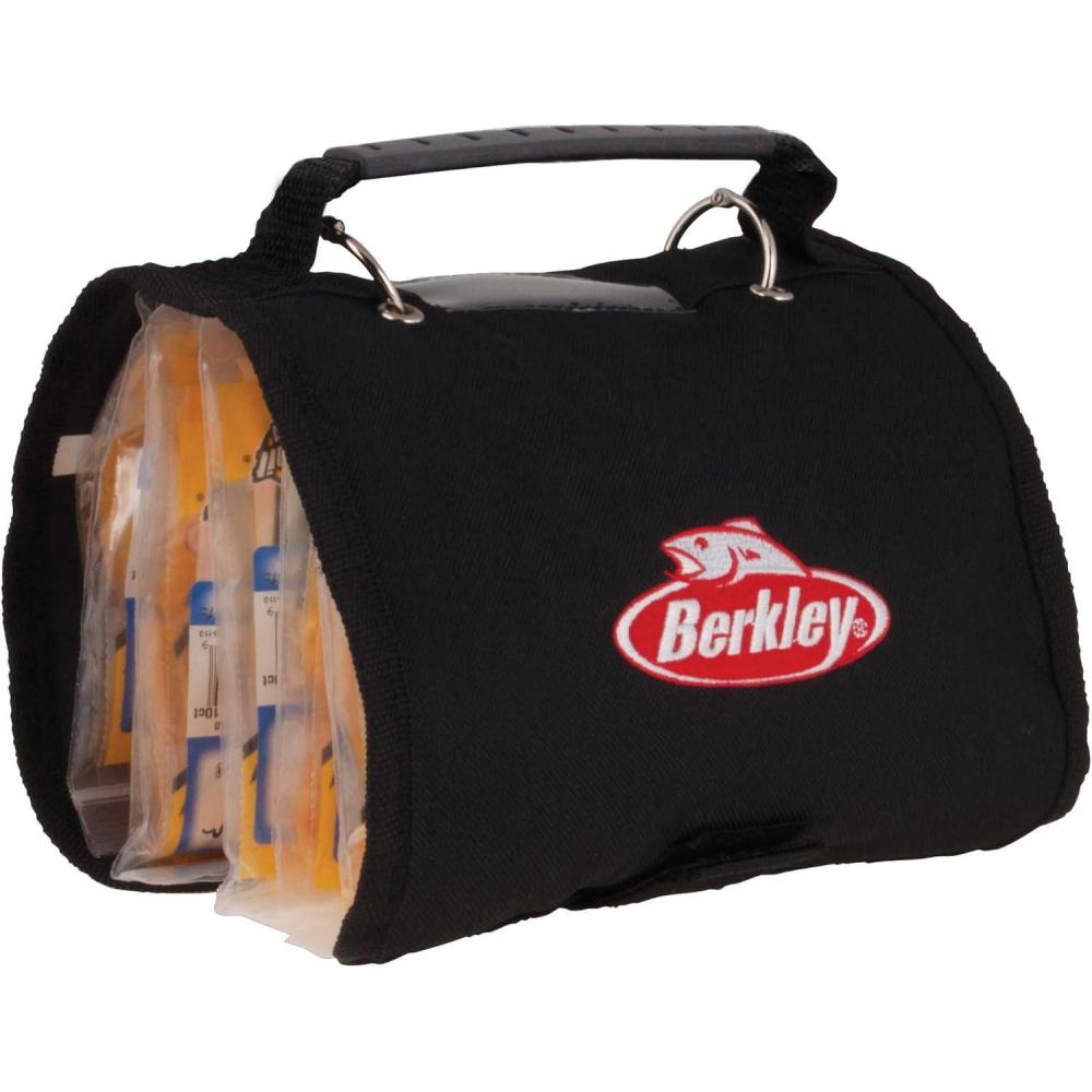 image:imageBerkley Max Capacity Bait Notebook 7 Heavy Duty Sleeves Can Hold up to 24 Standard Bait Bags Organize and Store All of Your Soft Bait for Quick and Easy Access