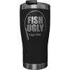 Ugly Stik Tools Fishing Fillet Knife and Tumbler Gift Set, Black, 7