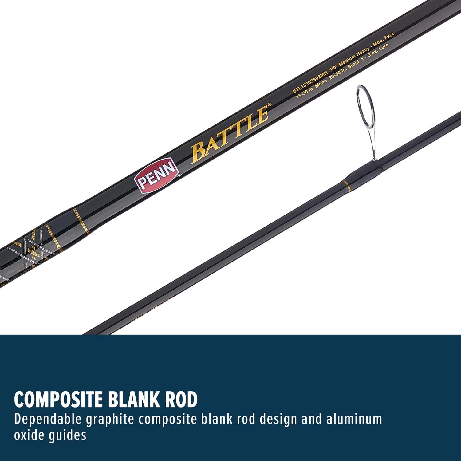 image:imagePenn Battle Spinning Reel and Fishing Rod ComboBattle Combo
