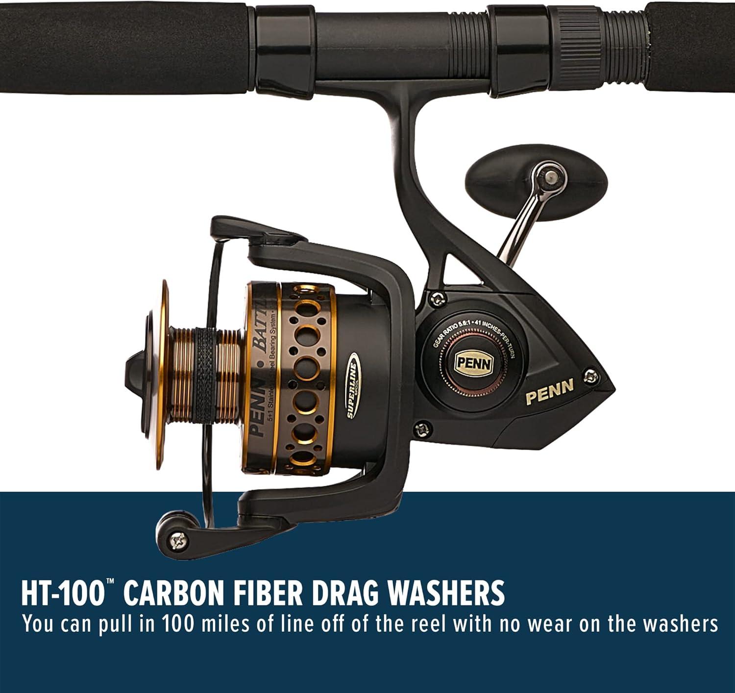 image:imagePenn Battle Spinning Reel and Fishing Rod ComboBattle Combo
