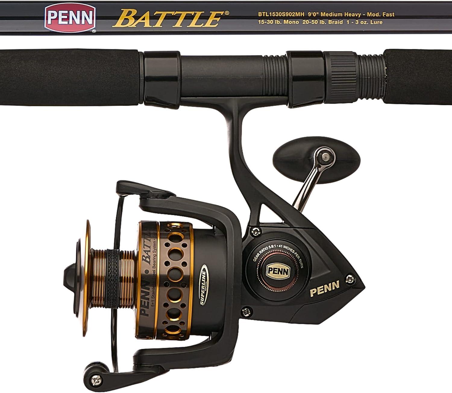 image:imagePenn Battle Spinning Reel and Fishing Rod ComboBattle Combo