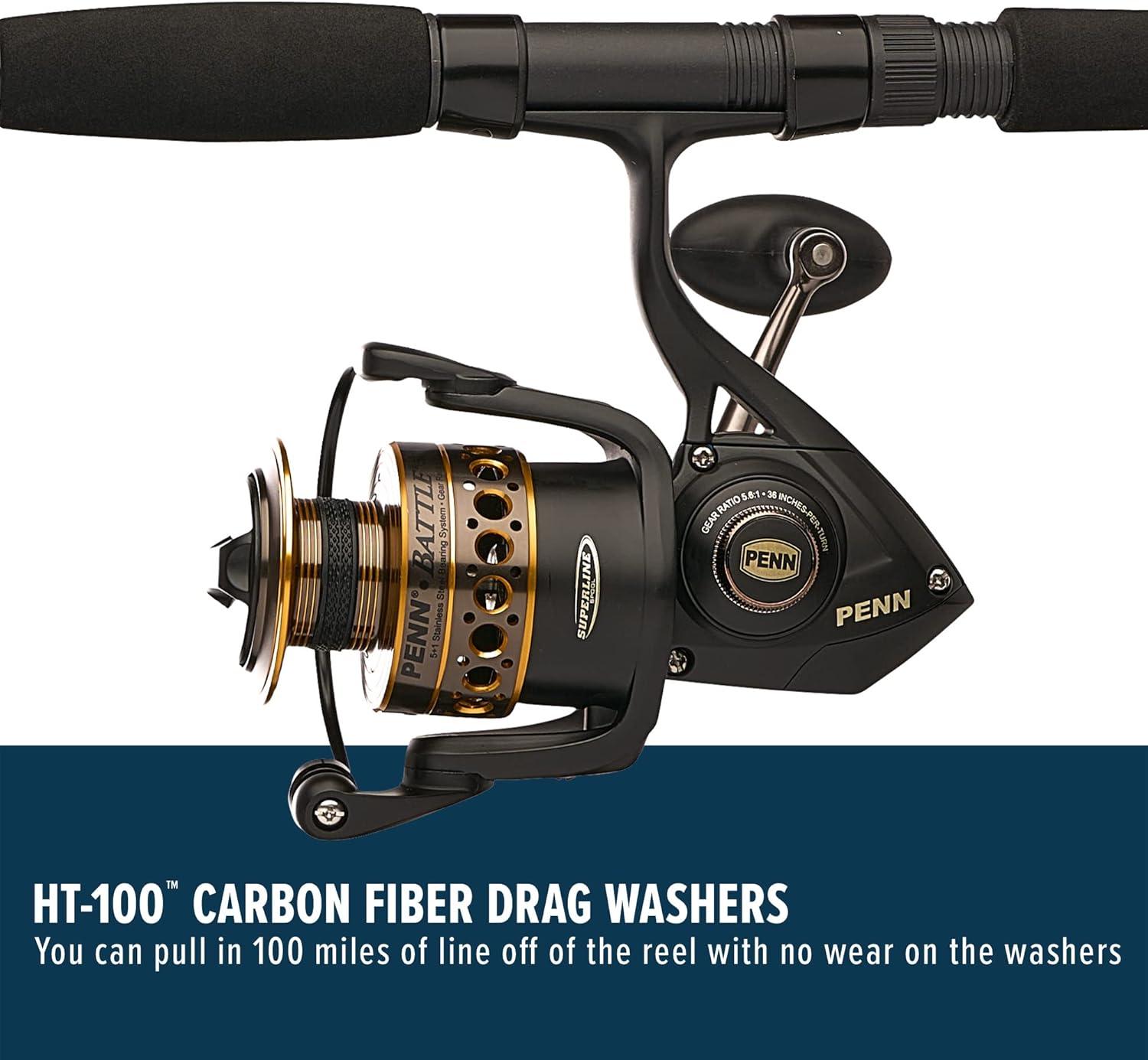 image:imagePenn Battle Spinning Reel and Fishing Rod ComboBattle Combo