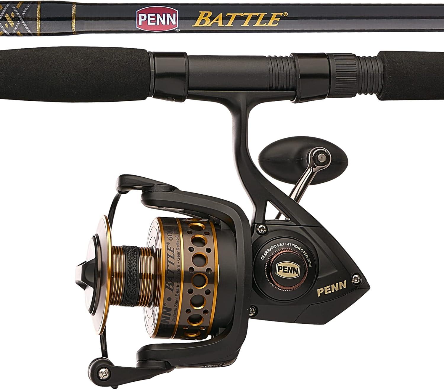 image:imagePenn Battle Spinning Reel and Fishing Rod ComboBattle Combo