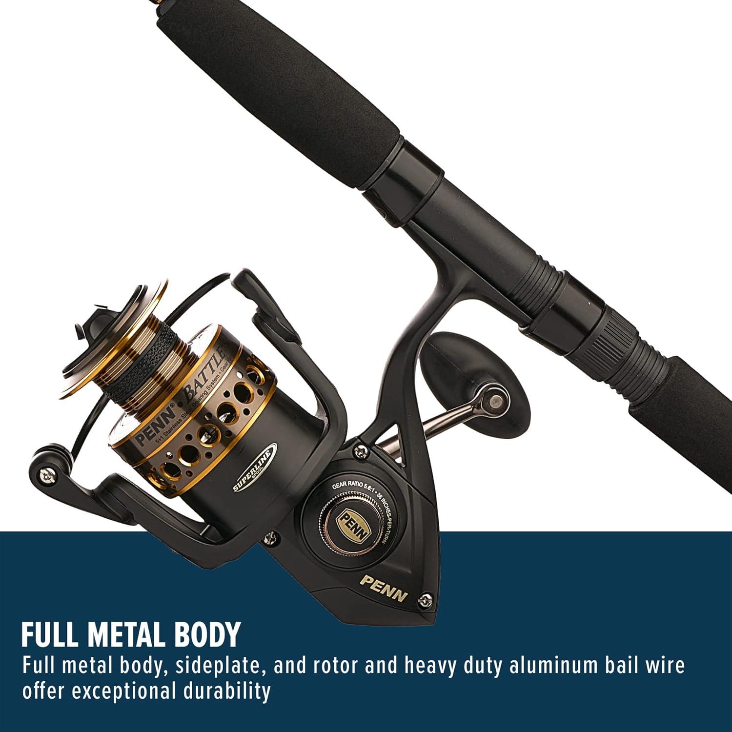 image:imagePenn Battle Spinning Reel and Fishing Rod ComboBattle Combo