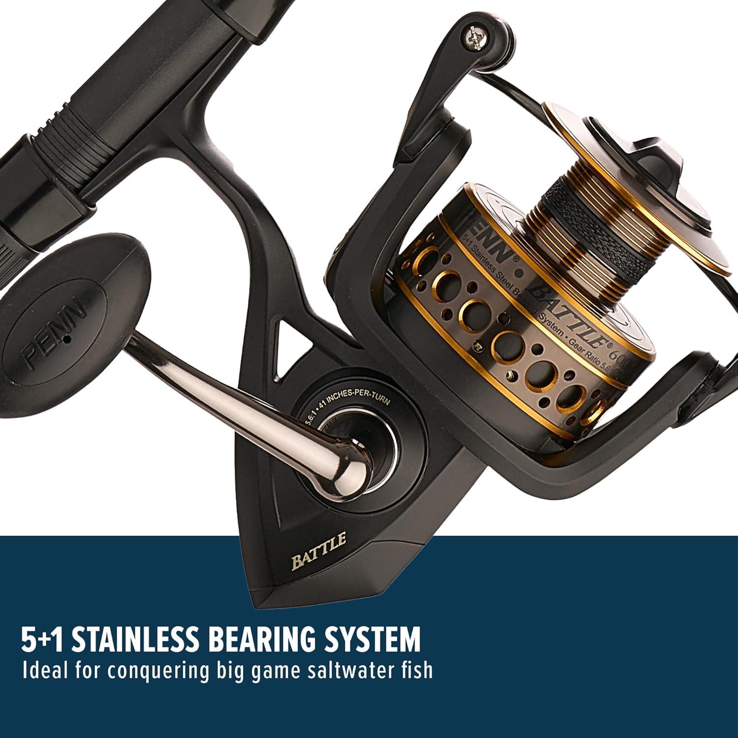 image:imagePenn Battle Spinning Reel and Fishing Rod ComboBattle Combo