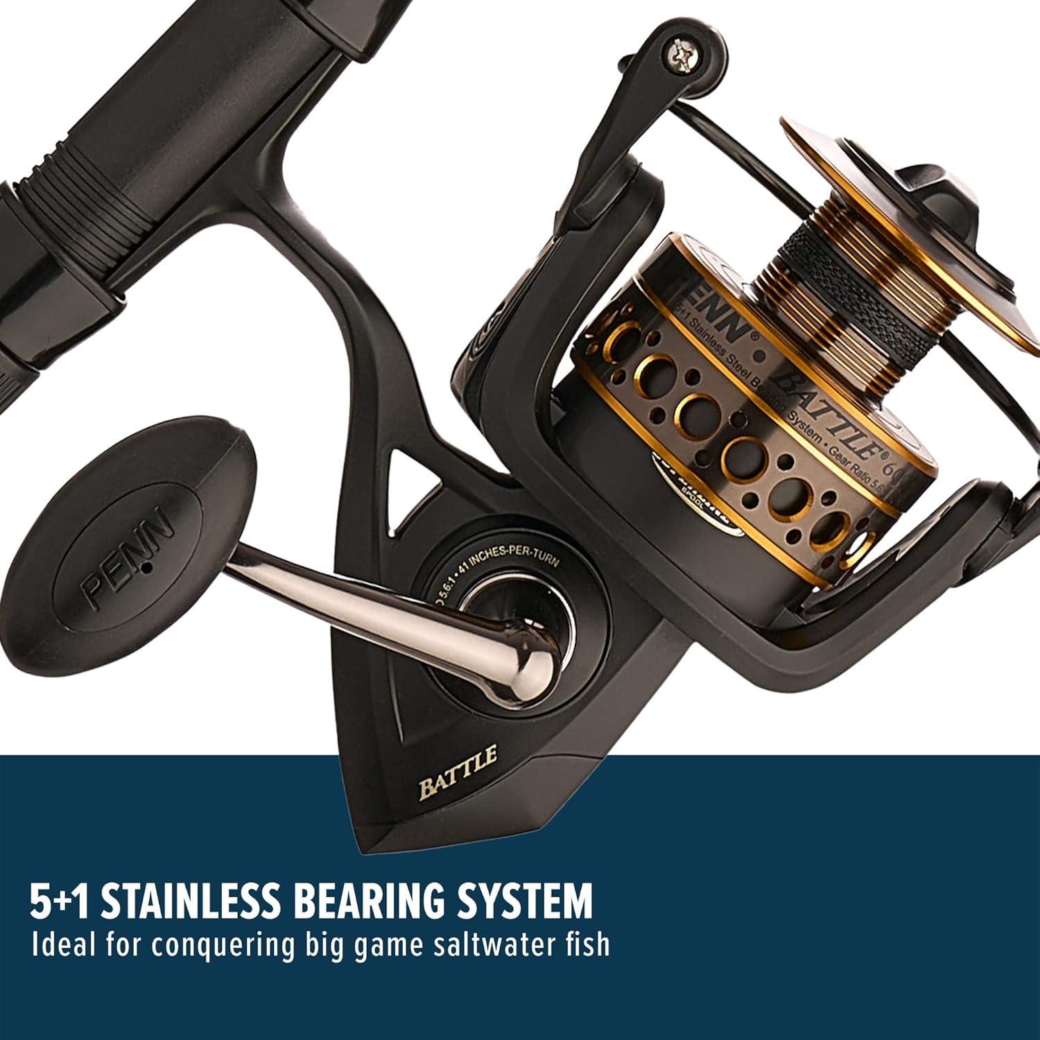 image:imagePenn Battle Spinning Reel and Fishing Rod ComboBattle Combo
