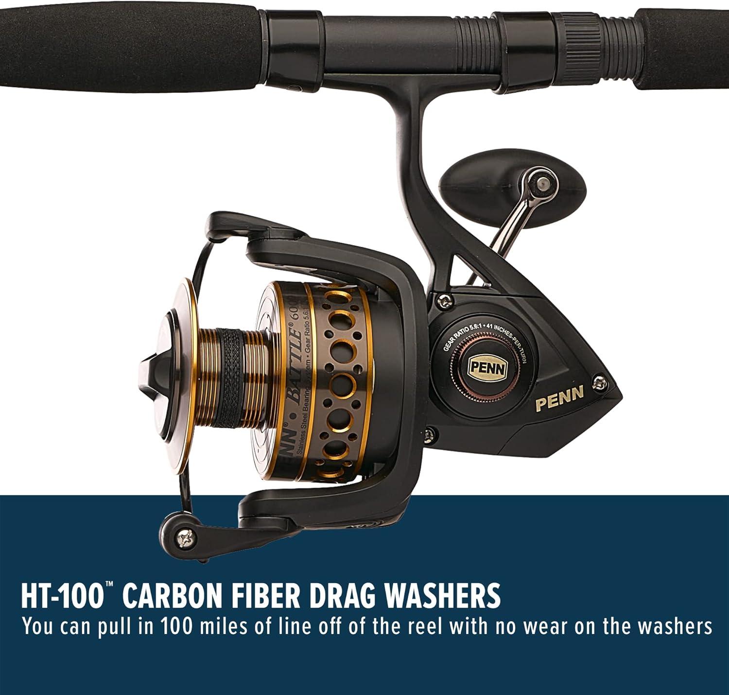 image:imagePenn Battle Spinning Reel and Fishing Rod ComboBattle Combo