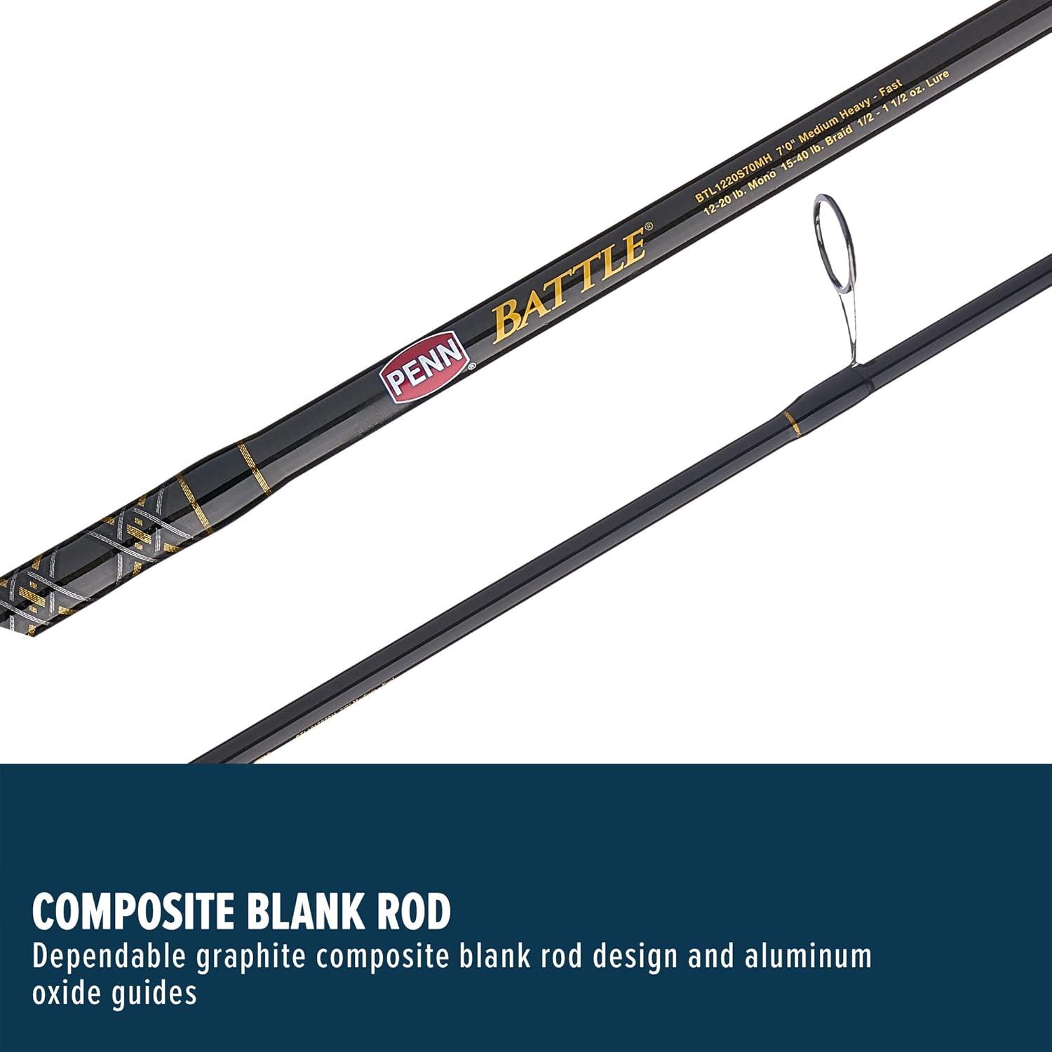 image:imagePenn Battle Spinning Reel and Fishing Rod ComboBattle Combo