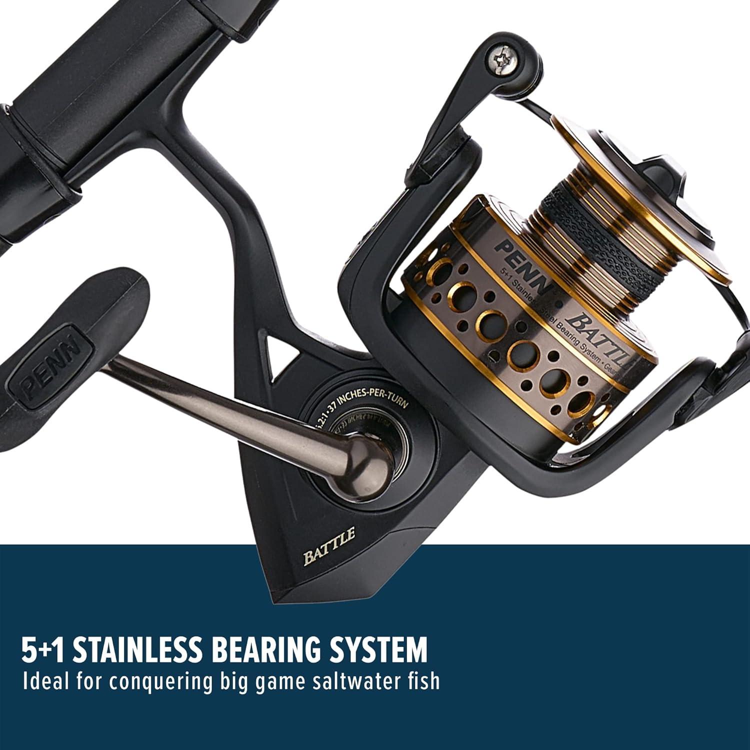 image:imagePenn Battle Spinning Reel and Fishing Rod ComboBattle Combo Kit