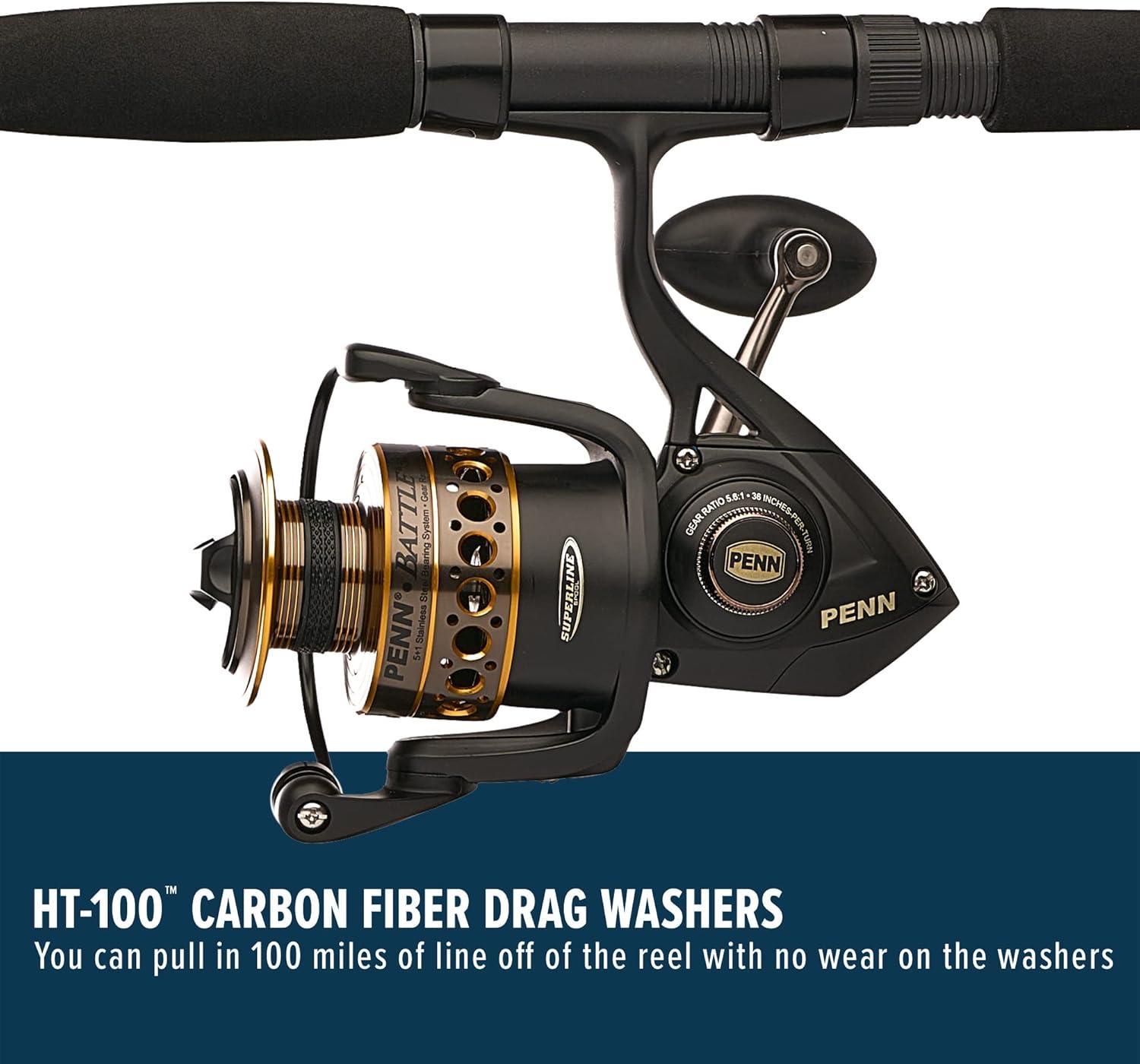 image:imagePenn Battle Spinning Reel and Fishing Rod ComboBattle Combo Kit