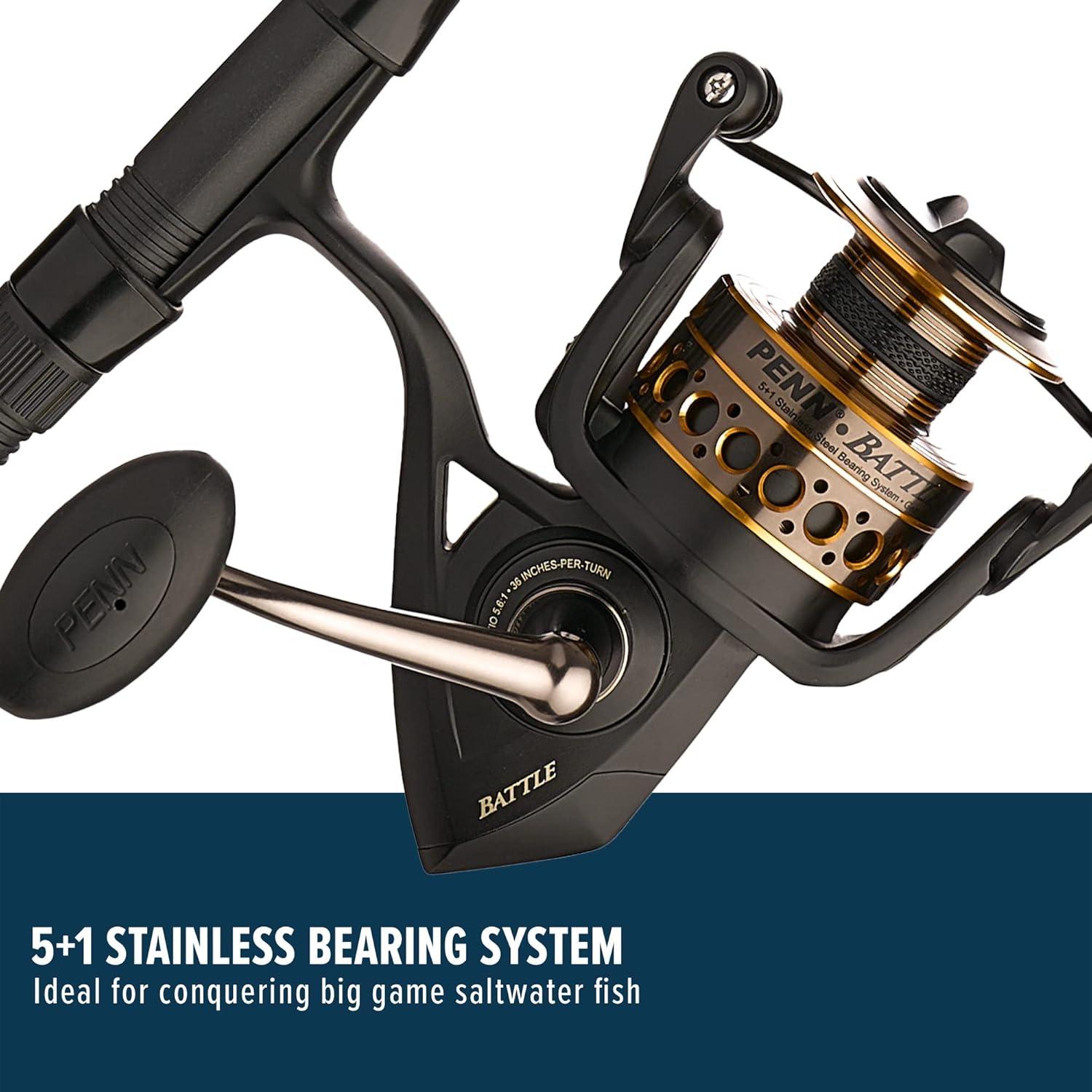 image:imagePenn Battle Spinning Reel and Fishing Rod ComboBattle Combo Kit