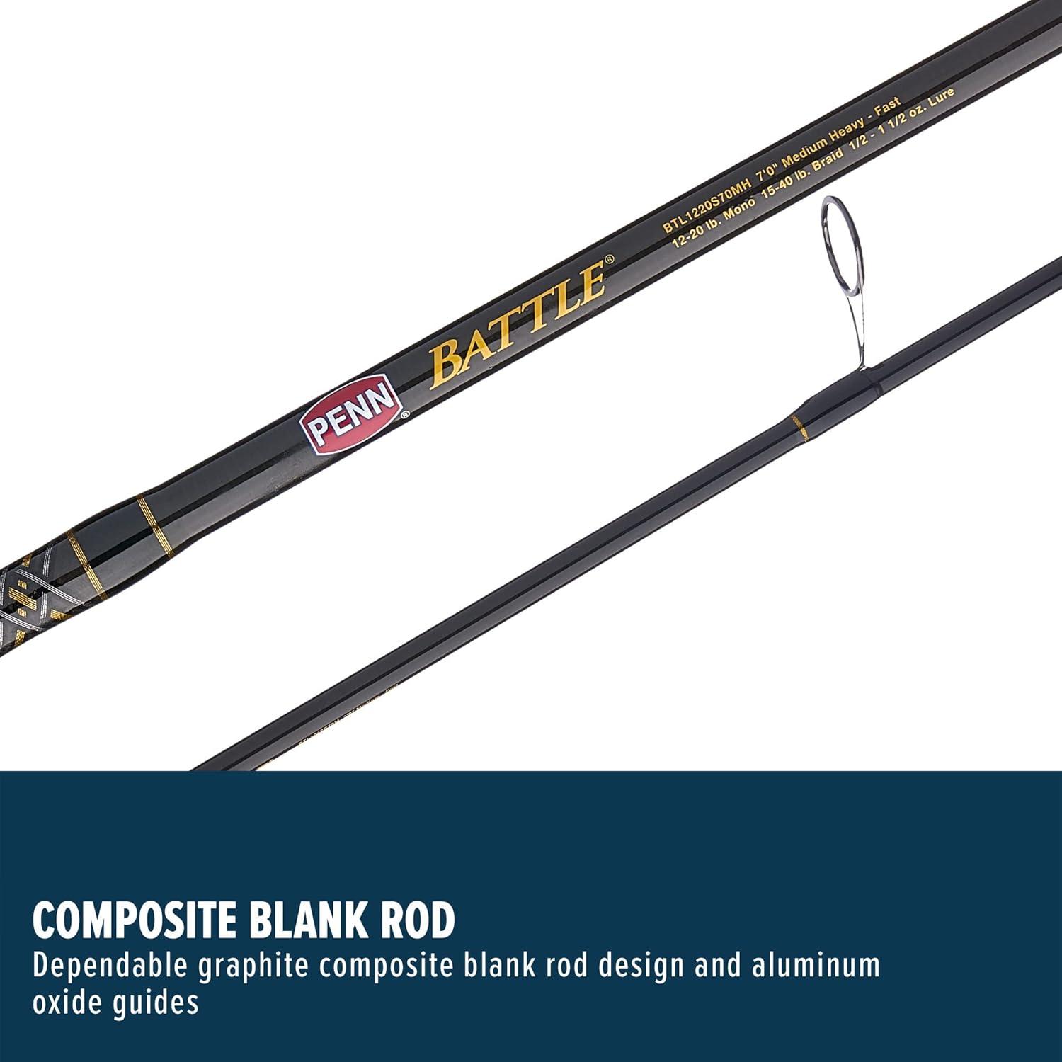 image:imagePenn Battle Spinning Reel and Fishing Rod ComboBattle Combo Kit