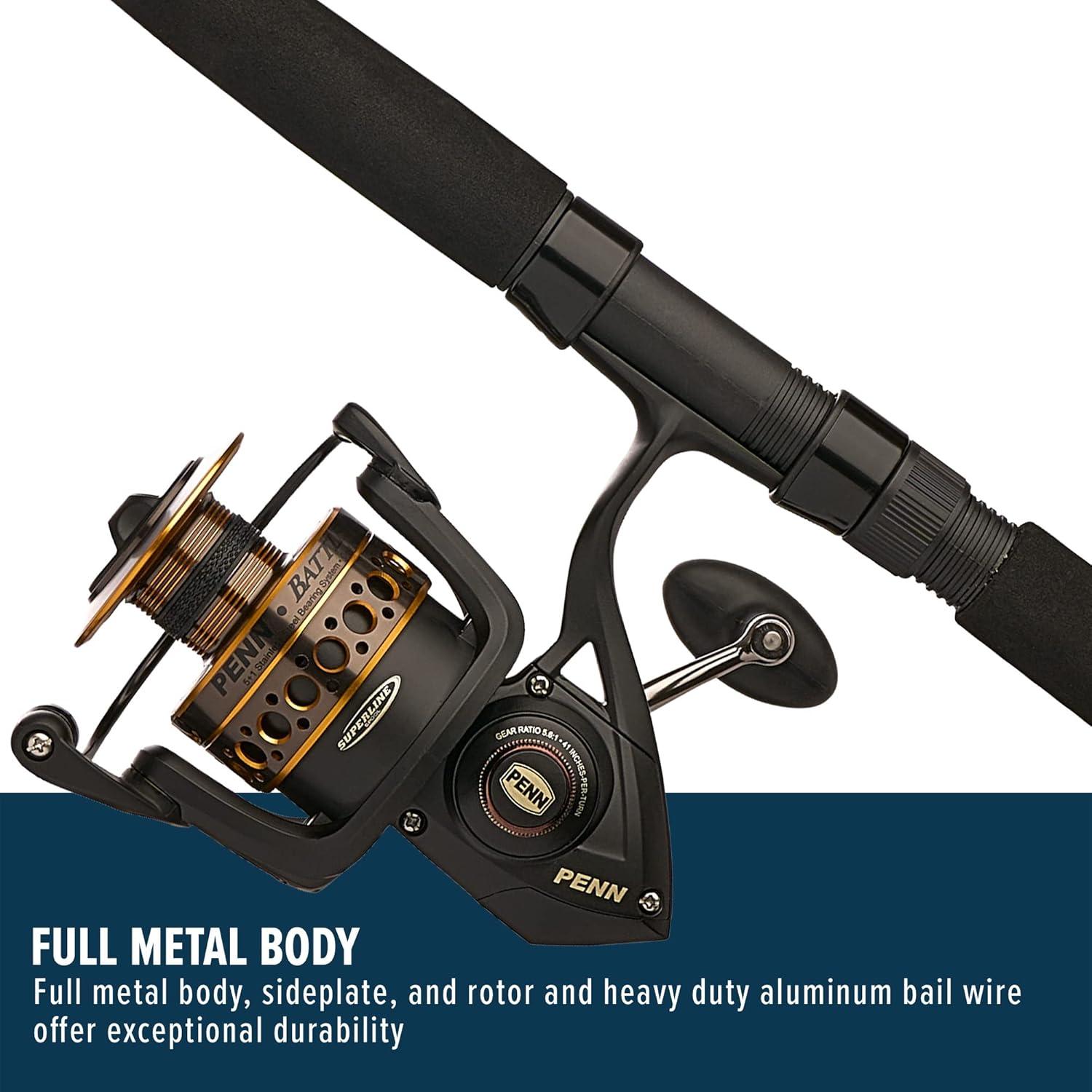 image:imagePenn Battle Spinning Reel and Fishing Rod ComboBattle Combo Kit