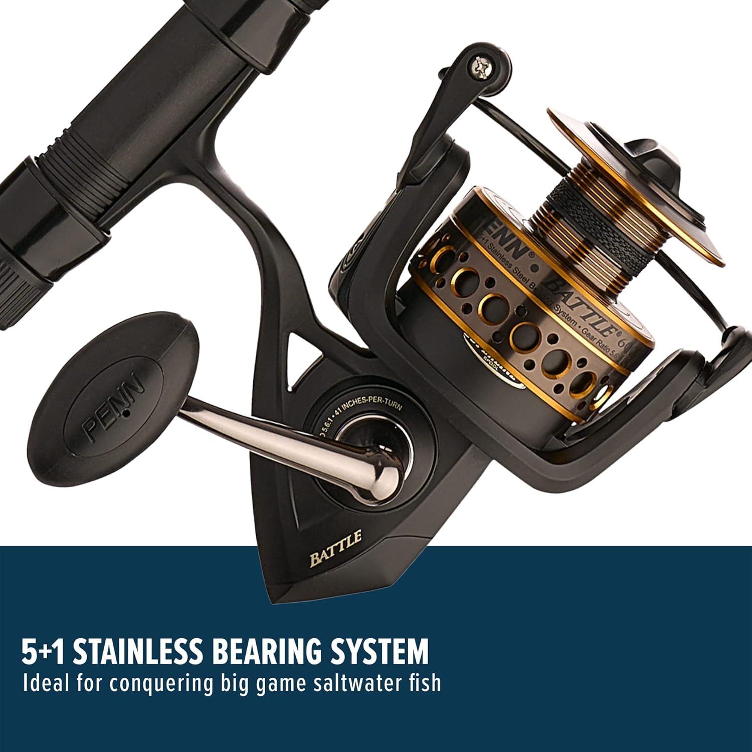 image:imagePenn Battle Spinning Reel and Fishing Rod ComboBattle Combo Kit