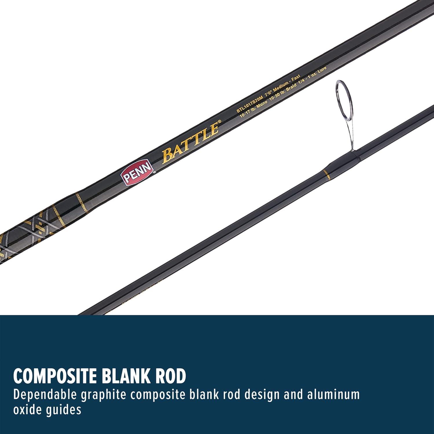 image:imagePenn Battle Spinning Reel and Fishing Rod ComboBattle Combo Kit