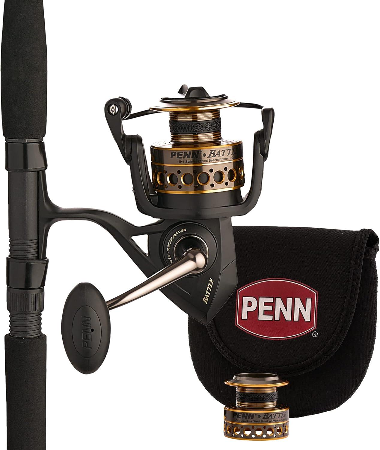 image:imagePenn Battle Spinning Reel and Fishing Rod ComboBattle Combo Kit