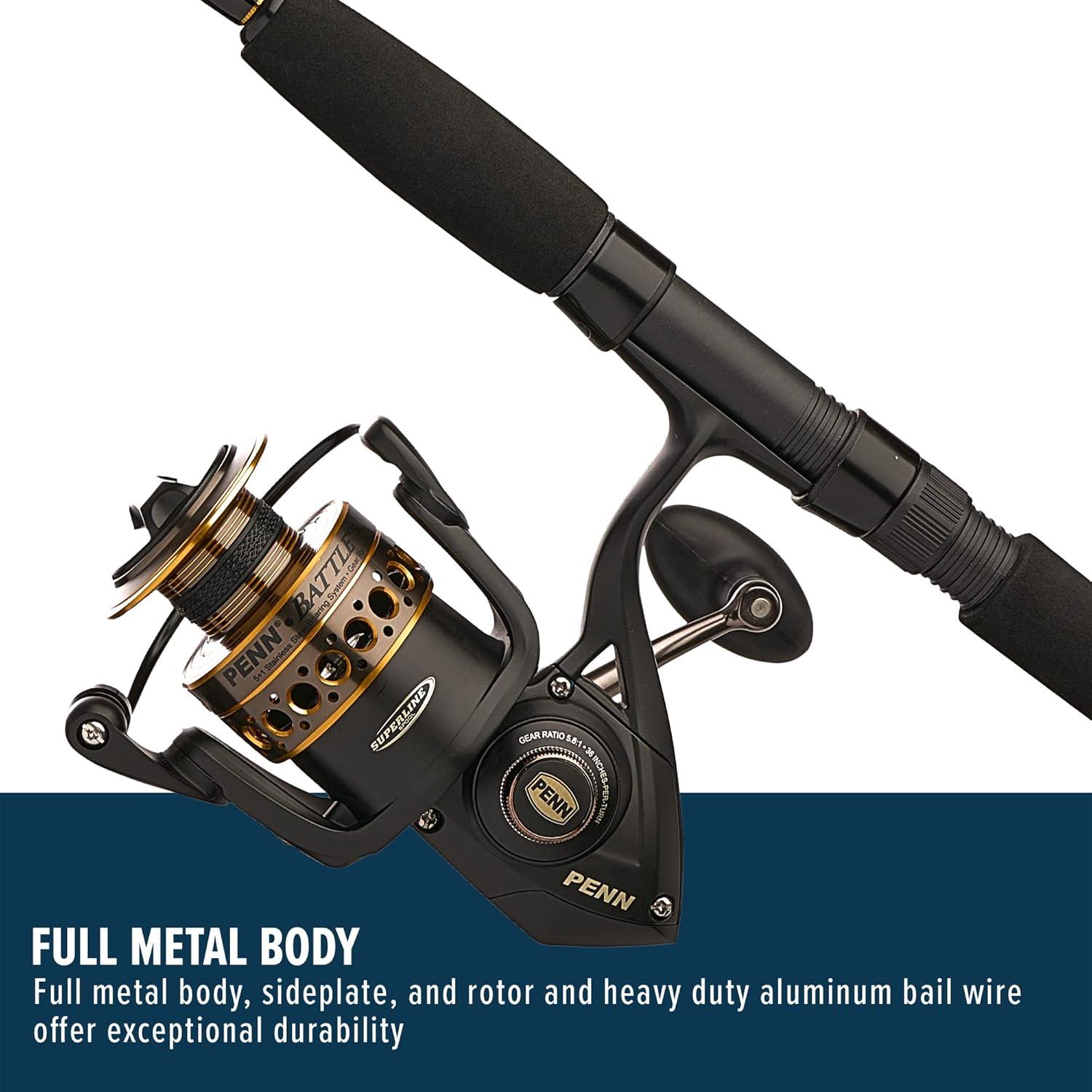 image:imagePenn Battle Spinning Reel and Fishing Rod ComboBattle Combo Kit