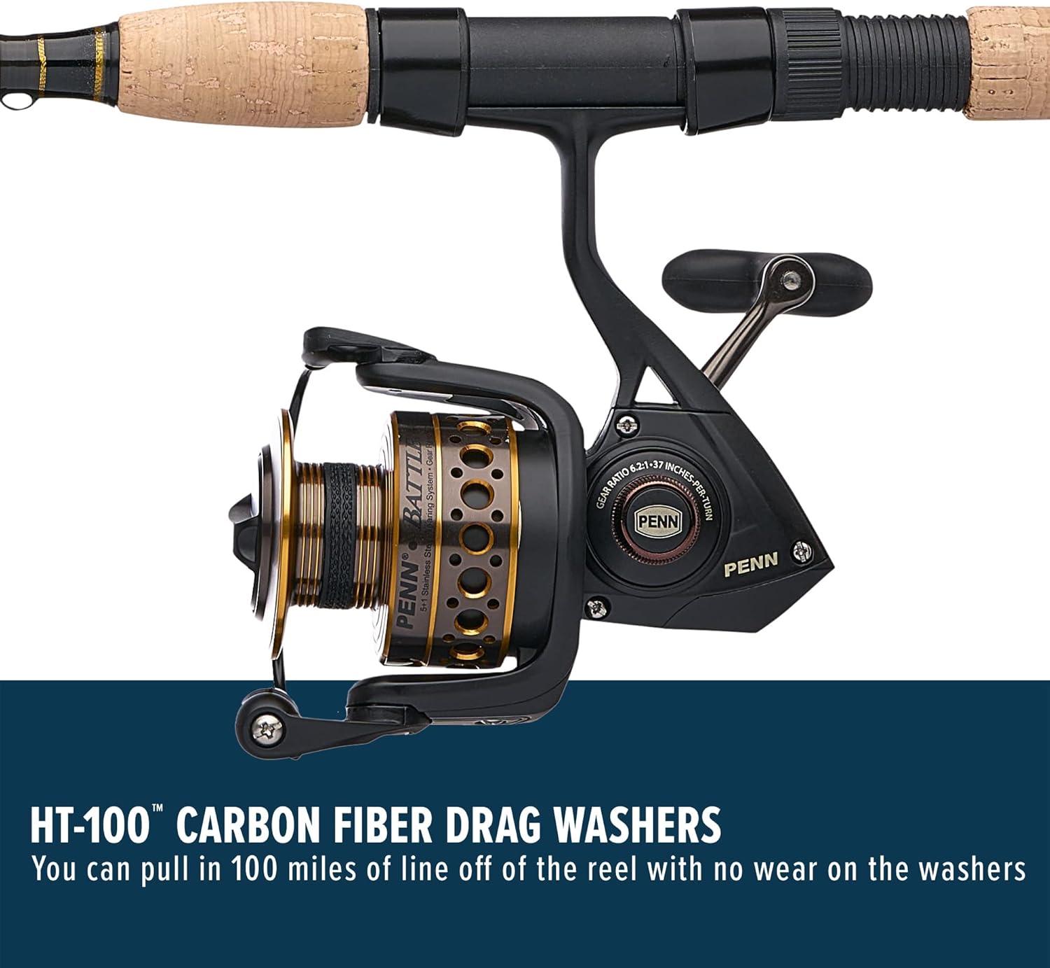image:imagePenn Battle Spinning Reel and Fishing Rod ComboBattle Combo Kit