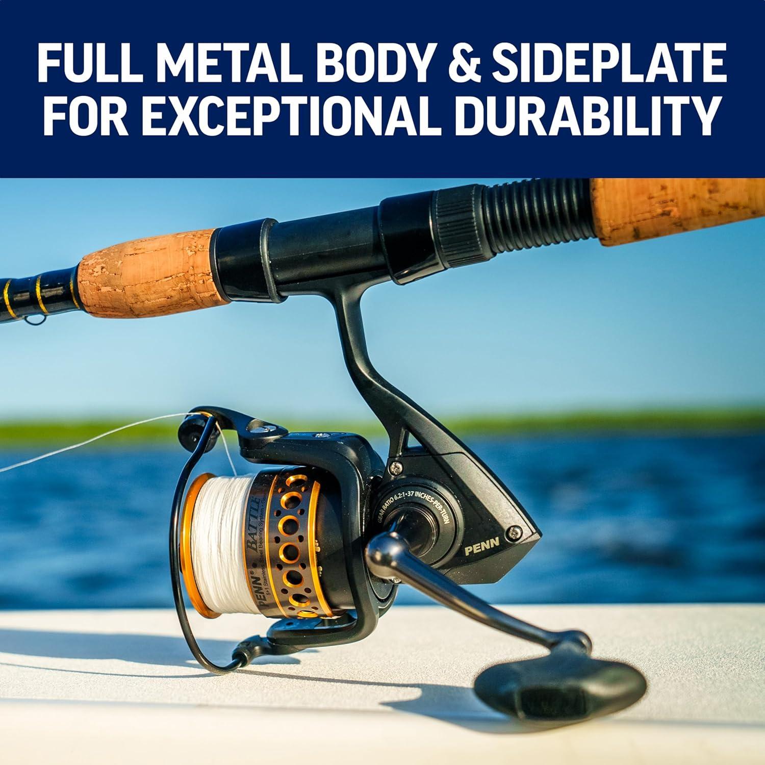 image:imagePenn Battle Spinning Reel and Fishing Rod ComboBattle II Combo