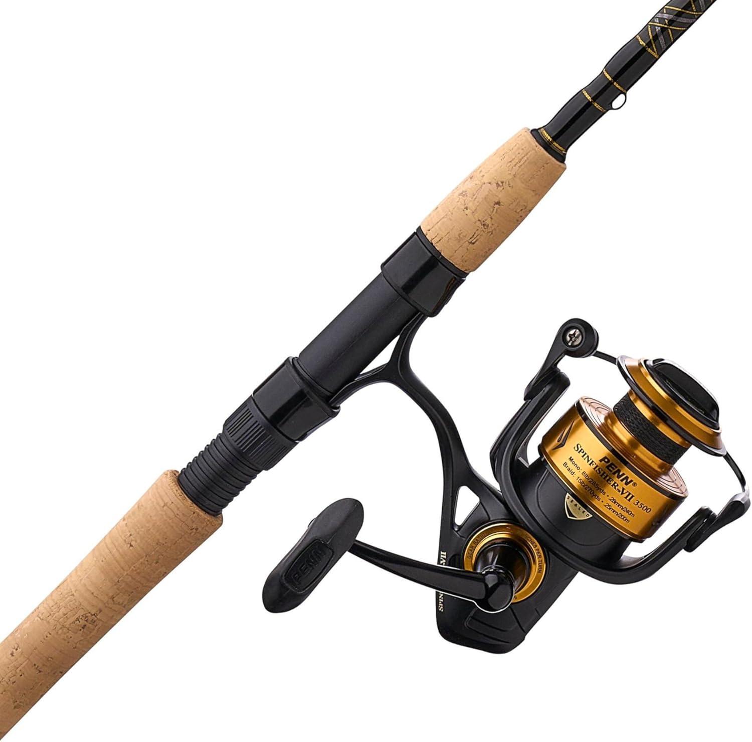 image:imagePenn Spinfisher VII Spinning Reel and Fishing Rod ComboSsvii New Model