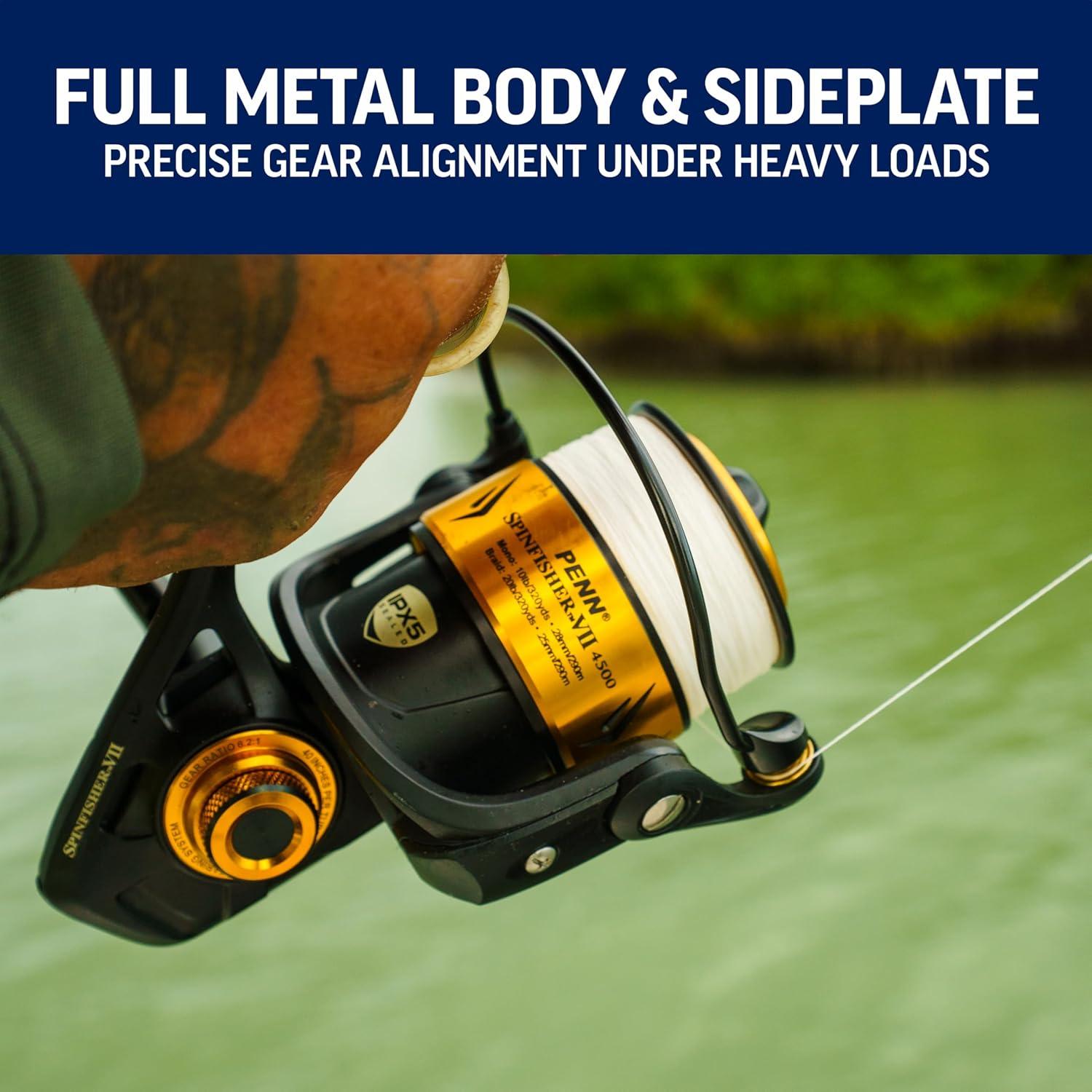 image:imagePenn Spinfisher VII Spinning Reel and Fishing Rod ComboSsvii New Model