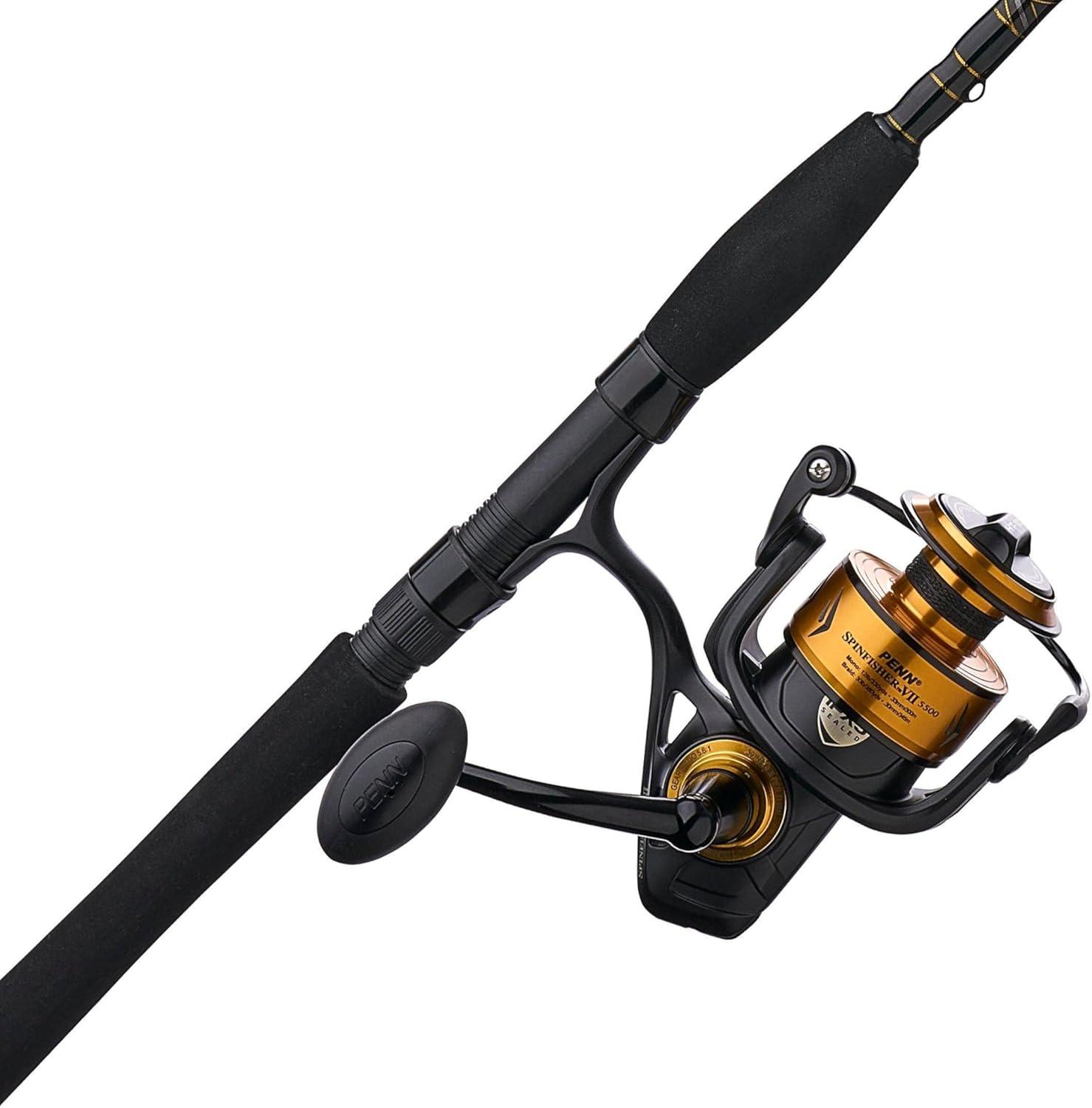 image:imagePenn Spinfisher VII Spinning Reel and Fishing Rod ComboSsvii New Model