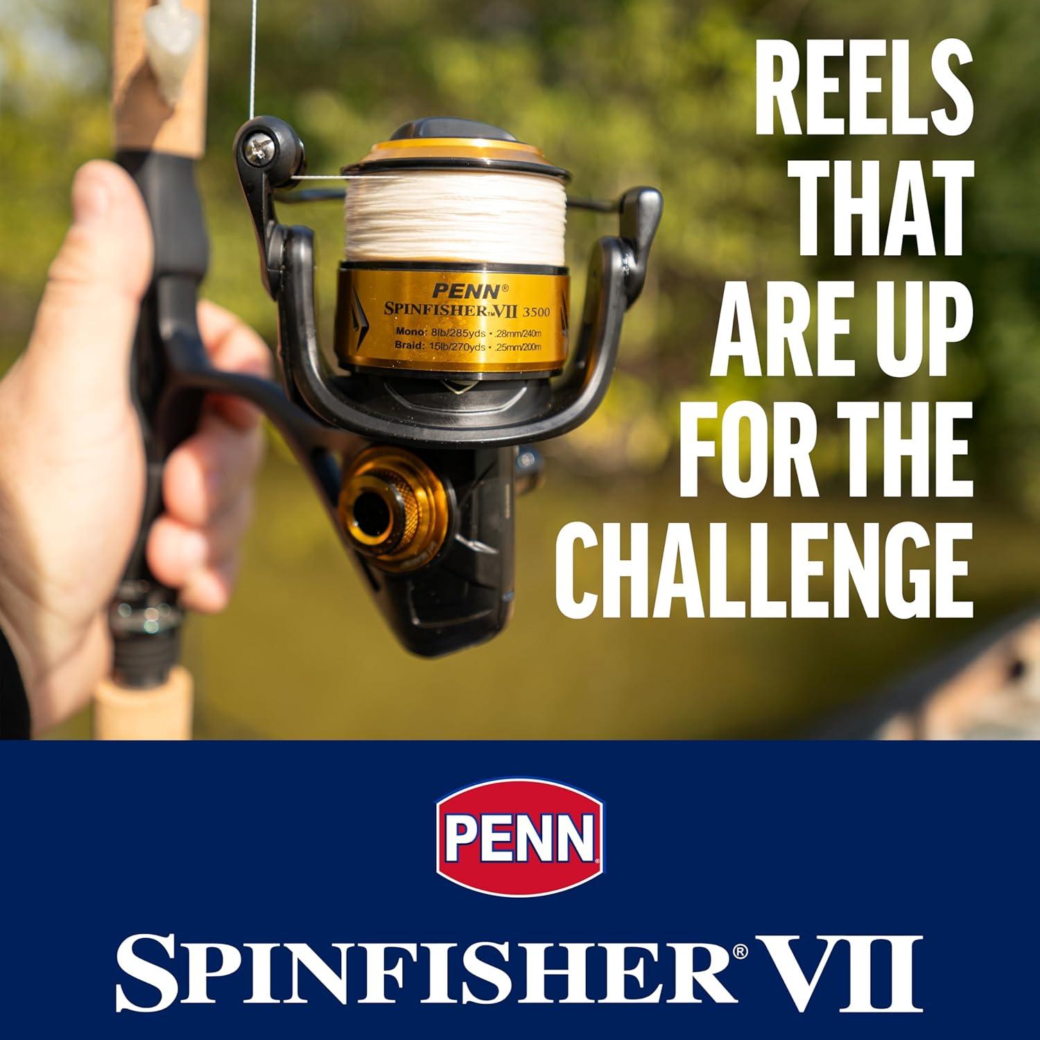 image:imagePenn Spinfisher VII Spinning Reel and Fishing Rod ComboSsvii New Model
