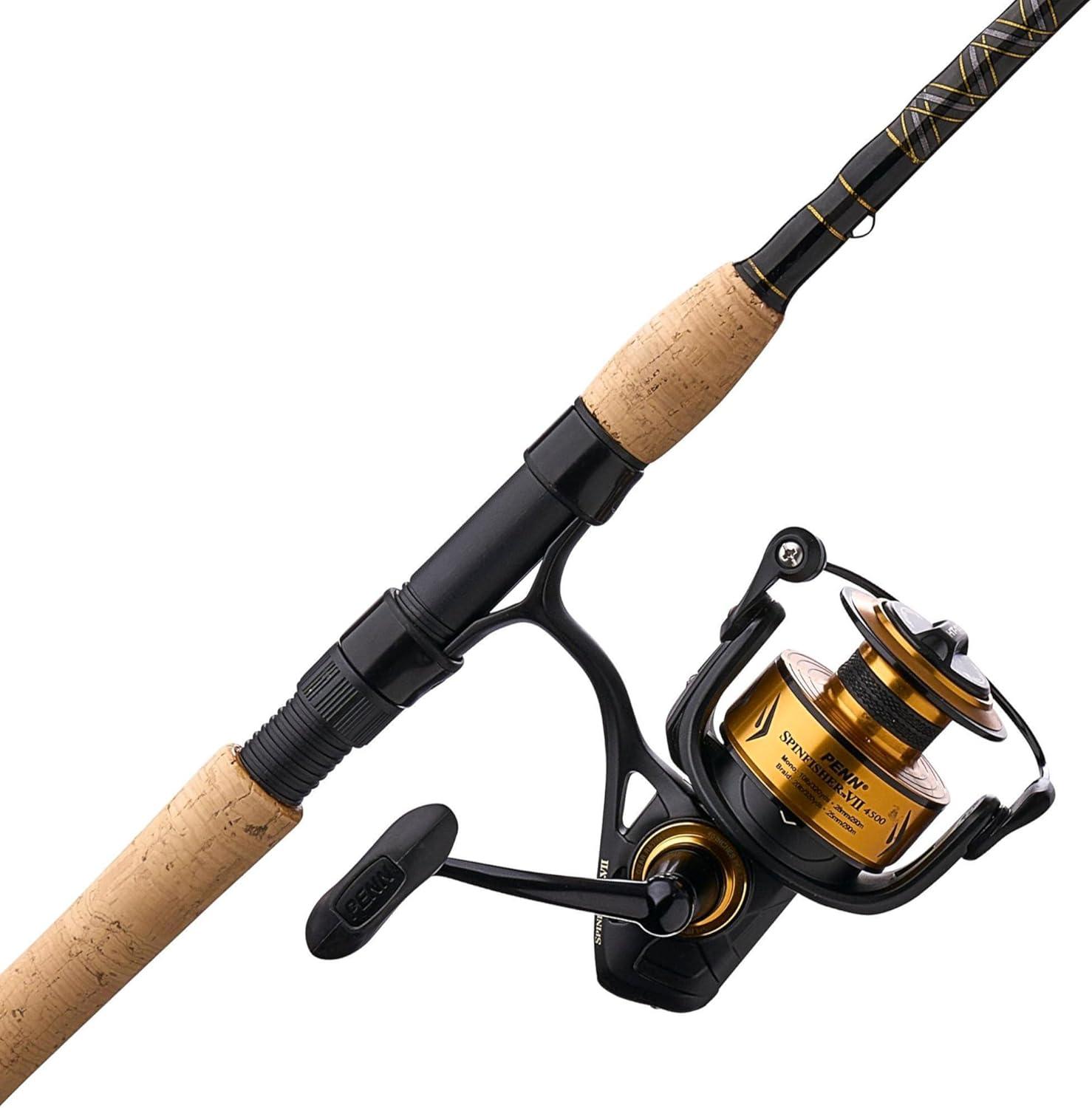 image:imagePenn Spinfisher VII Spinning Reel and Fishing Rod ComboSsvii New Model