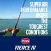 Penn Fierce IV Spinning Reel and Fishing Rod Combo(Fierce IV)