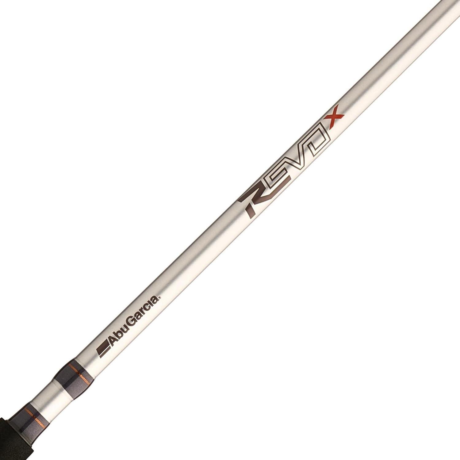 image:imageAbu Garcia Revo X Low Profile Baitcast Reel and Fishing Rod ComboNew Silver Eva Grip