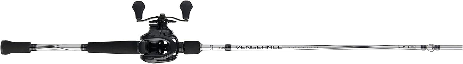 image:imageAbu Garcia Vengeance Low Profile Baitcast Reel and Fishing Rod Combo