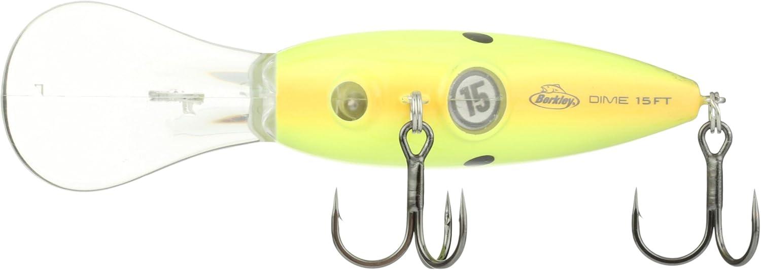 image:imageBerkley Dime Fishing Hard BaitBlack Chartreuse