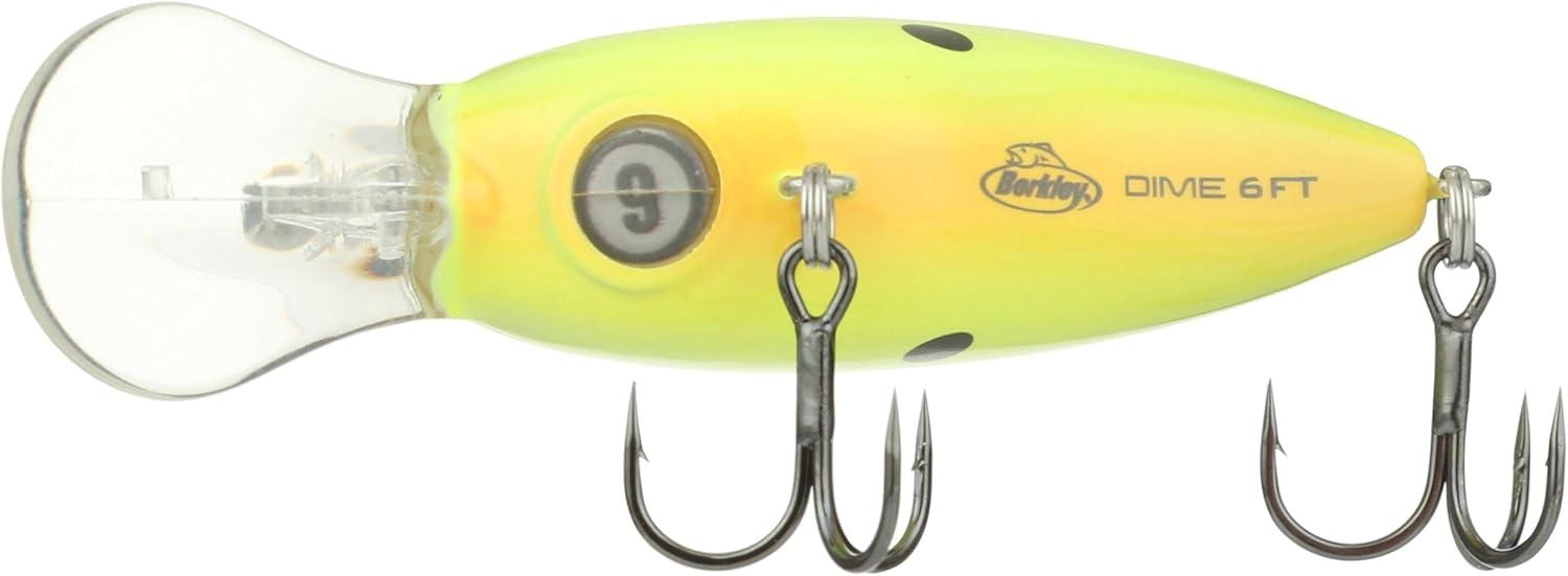 image:imageBerkley Dime Fishing Hard BaitBlack Chartreuse
