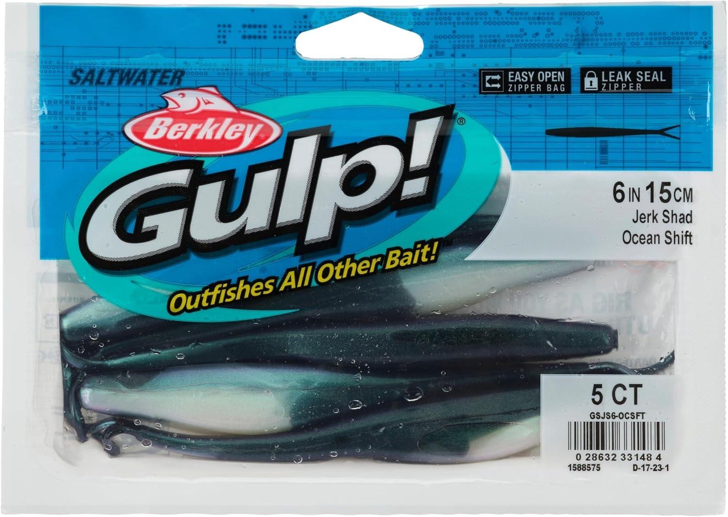 image:imageBerkley Gulp Saltwater Jerk Shad Fishing Soft BaitOcean Shift